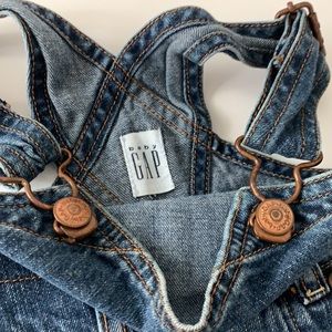 Baby gap floral overalls